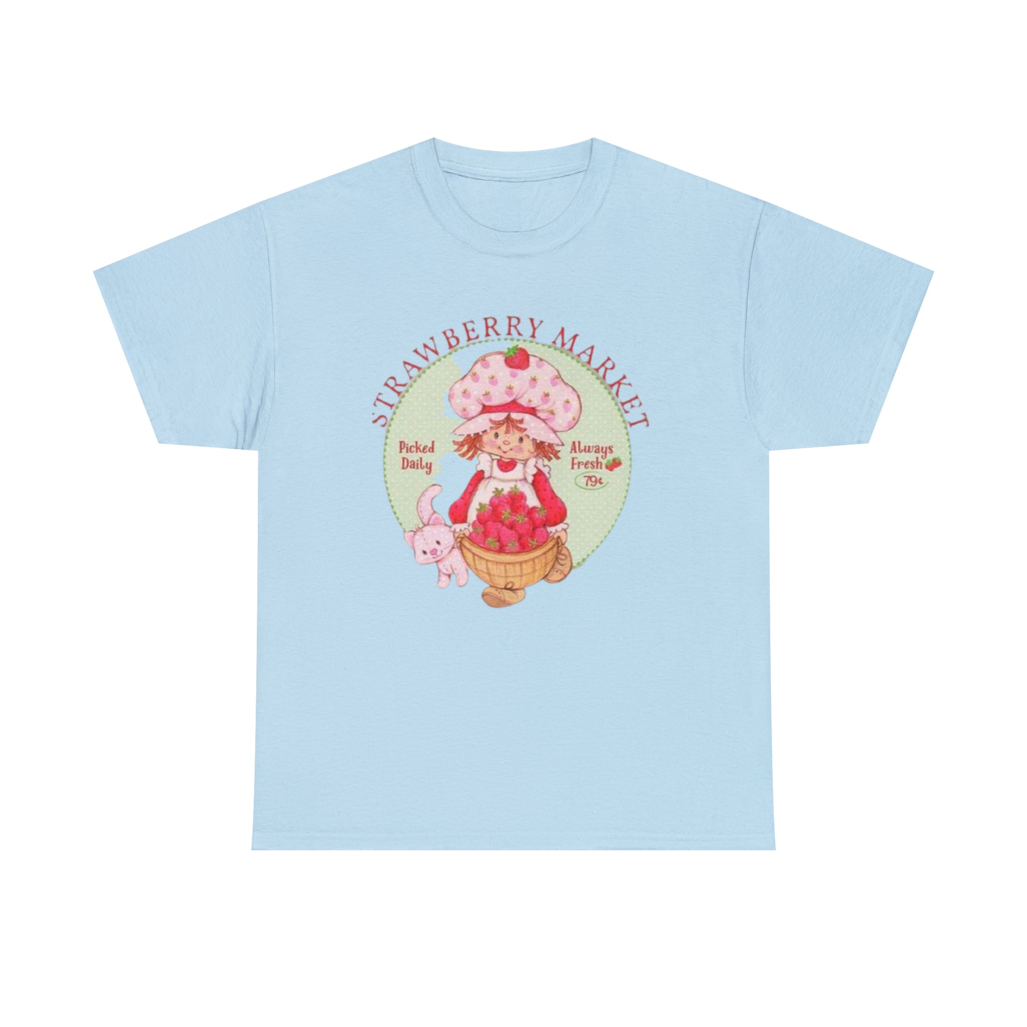 Strawberry Shortcake-  Unisex Heavy Cotton T-Shirt - Creations by Chris and Carlos