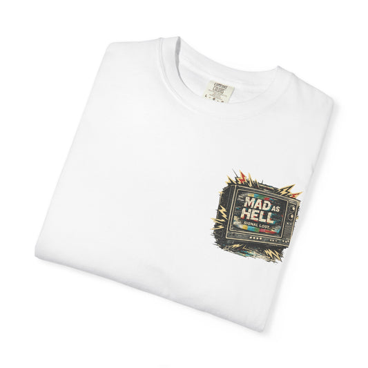 T-Shirt — "I'm As Mad As Hell" Retro TV Network Graphic Tee - Creations by Chris and Carlos