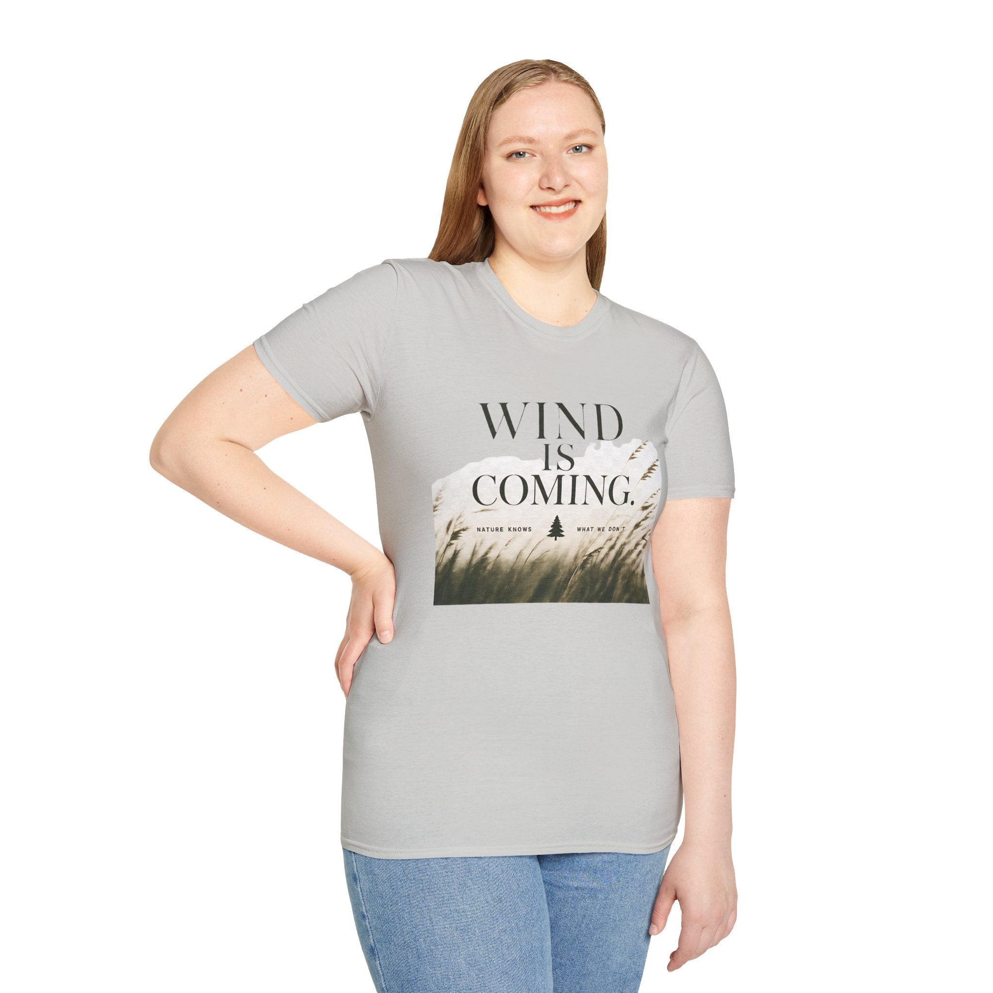 Wind Is Coming T-Shirt — Nature Breeze Graphic Tee - Creations by Chris and Carlos