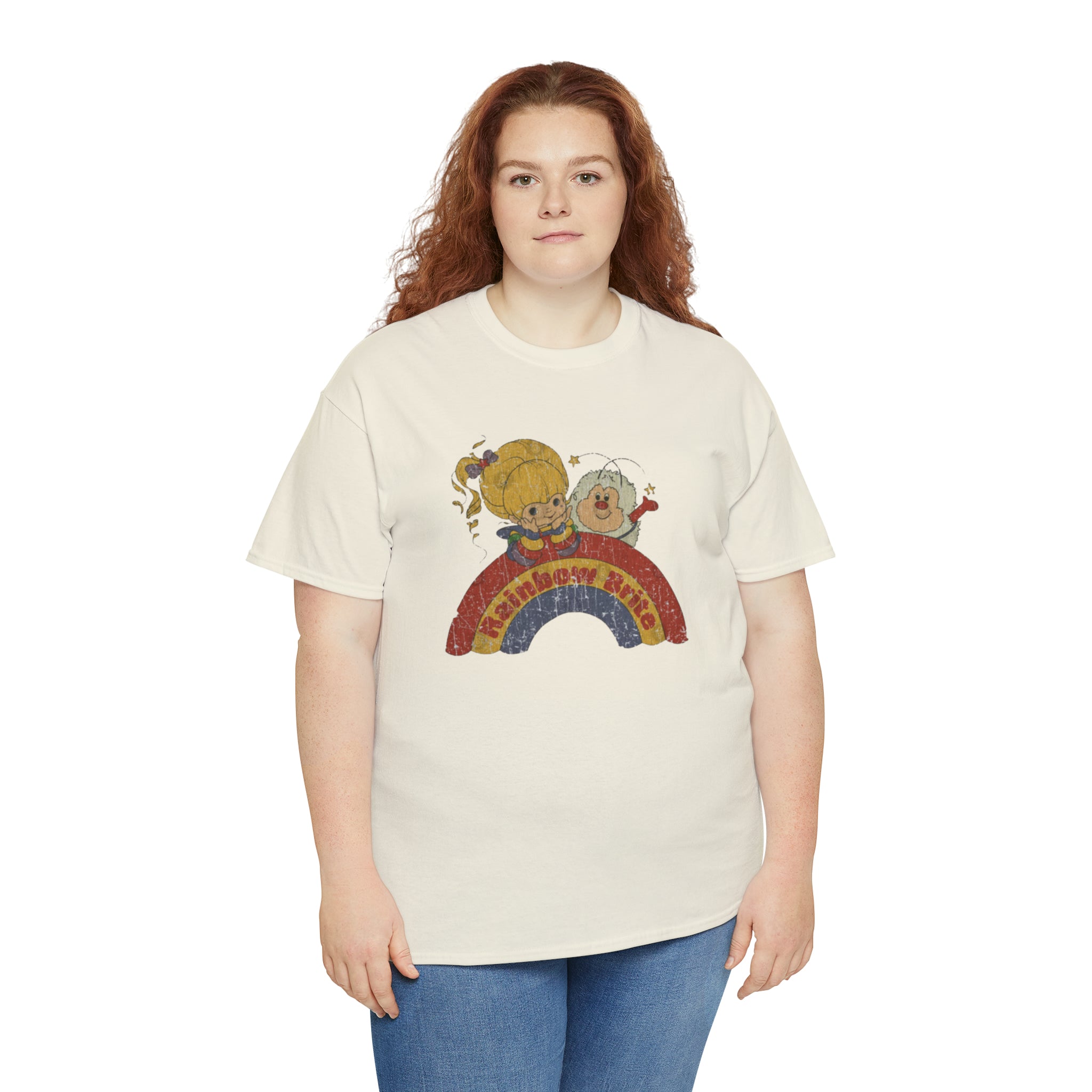 Rainbow Bright- Unisex Heavy Cotton T-Shirt - Creations by Chris and Carlos