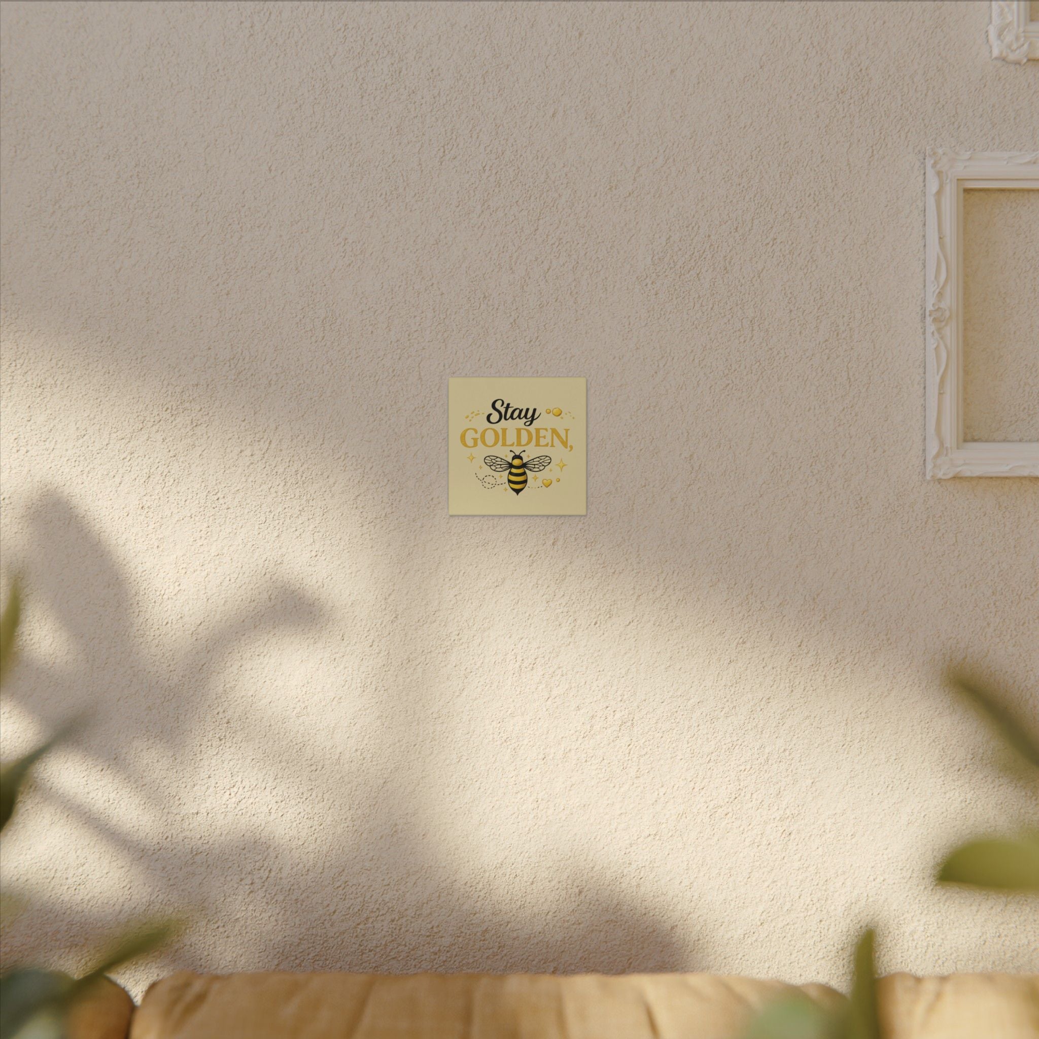 Stay Golden Bee Canvas Wall Art – Inspirational Nursery & Home Decor - Creations by Chris and Carlos