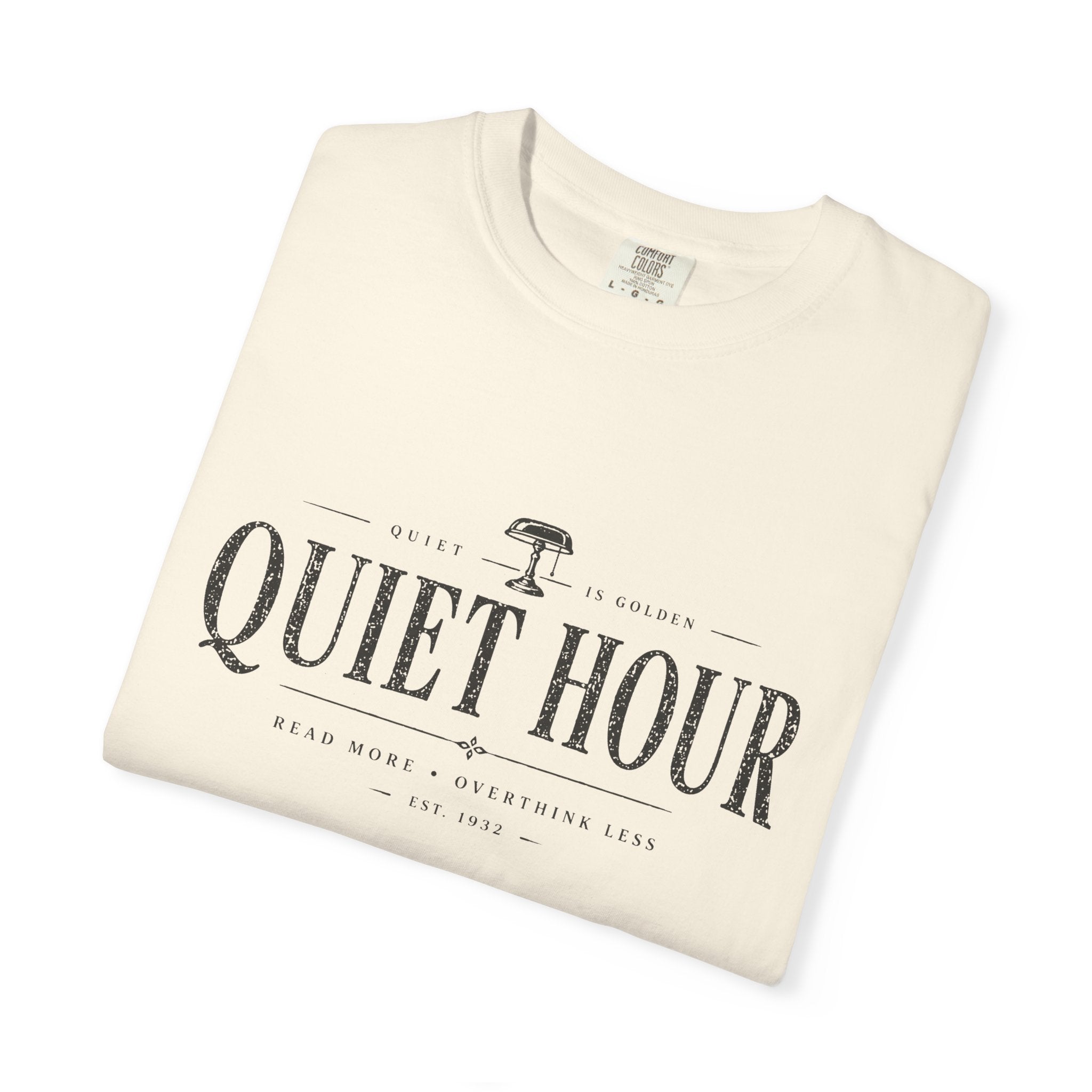 Quiet Hour T-Shirt — Vintage Relaxation Tee - Creations by Chris and Carlos