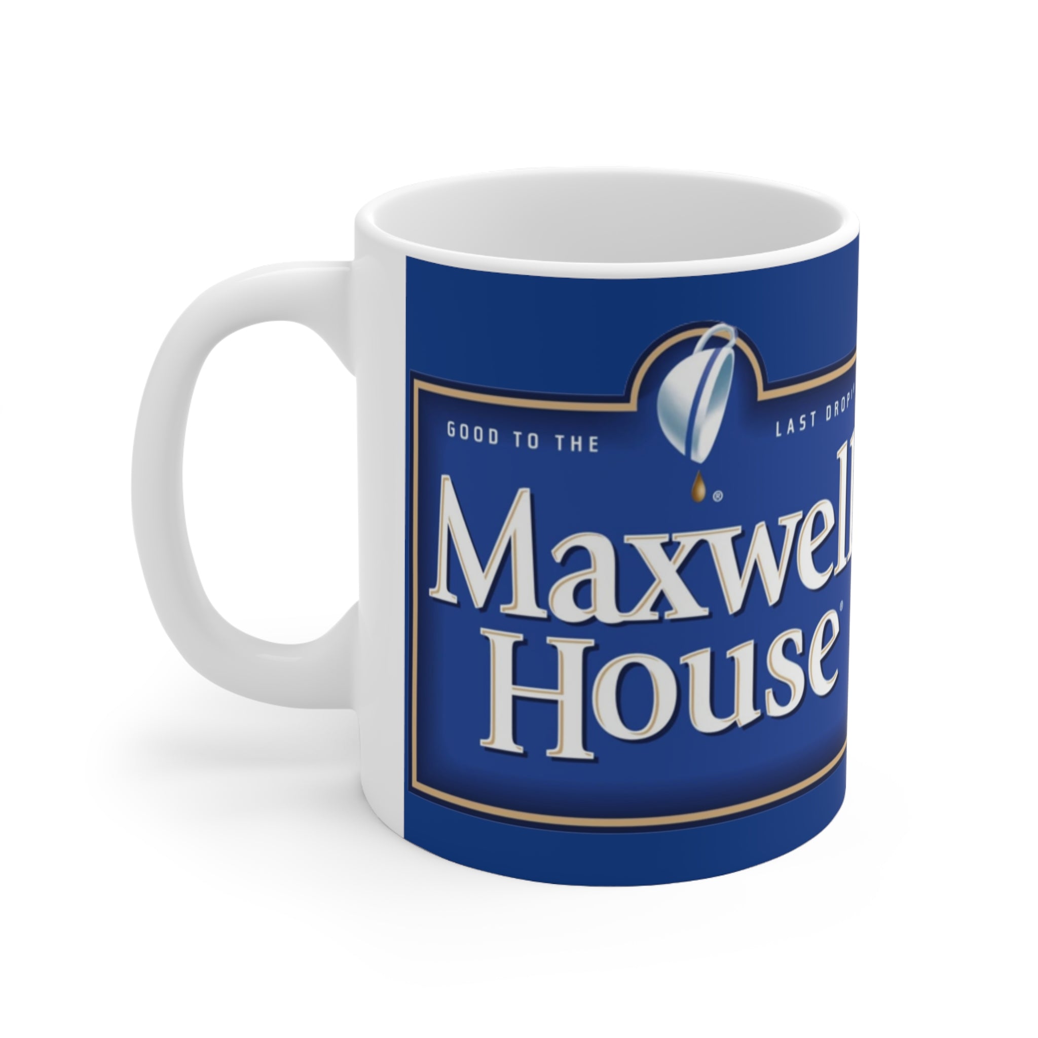 Maxwell Coffee- White Ceramic Mug - Creations by Chris and Carlos