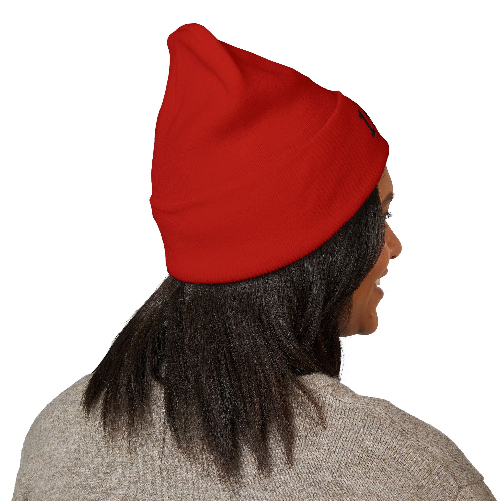Vintage 1974 Embroidered Cuffed Beanie- Personalize - Creations by Chris and Carlos