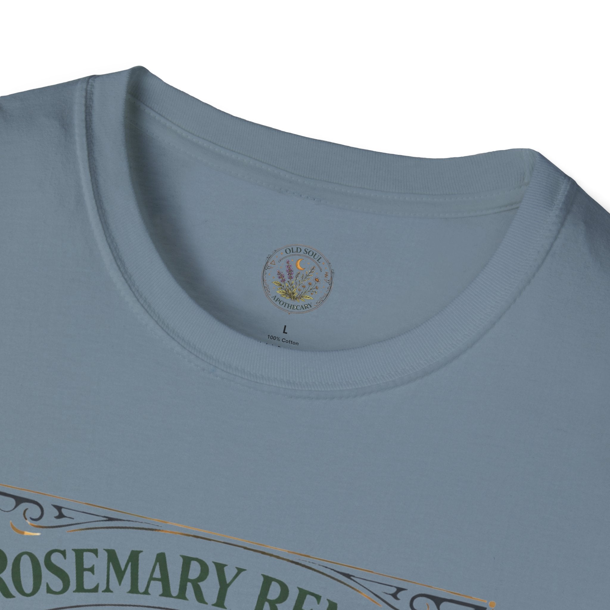 Old Soul Apothecary Rosemary Remedy T-Shirt – Botanical Herbal Remedy Tee - Creations by Chris and Carlos