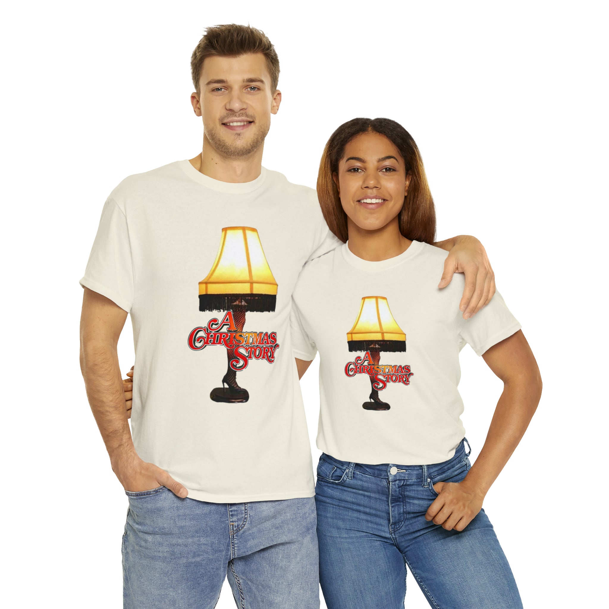 A Christmas Story- Leg Lamp Unisex Heavy Cotton T-Shirt - Creations by Chris and Carlos