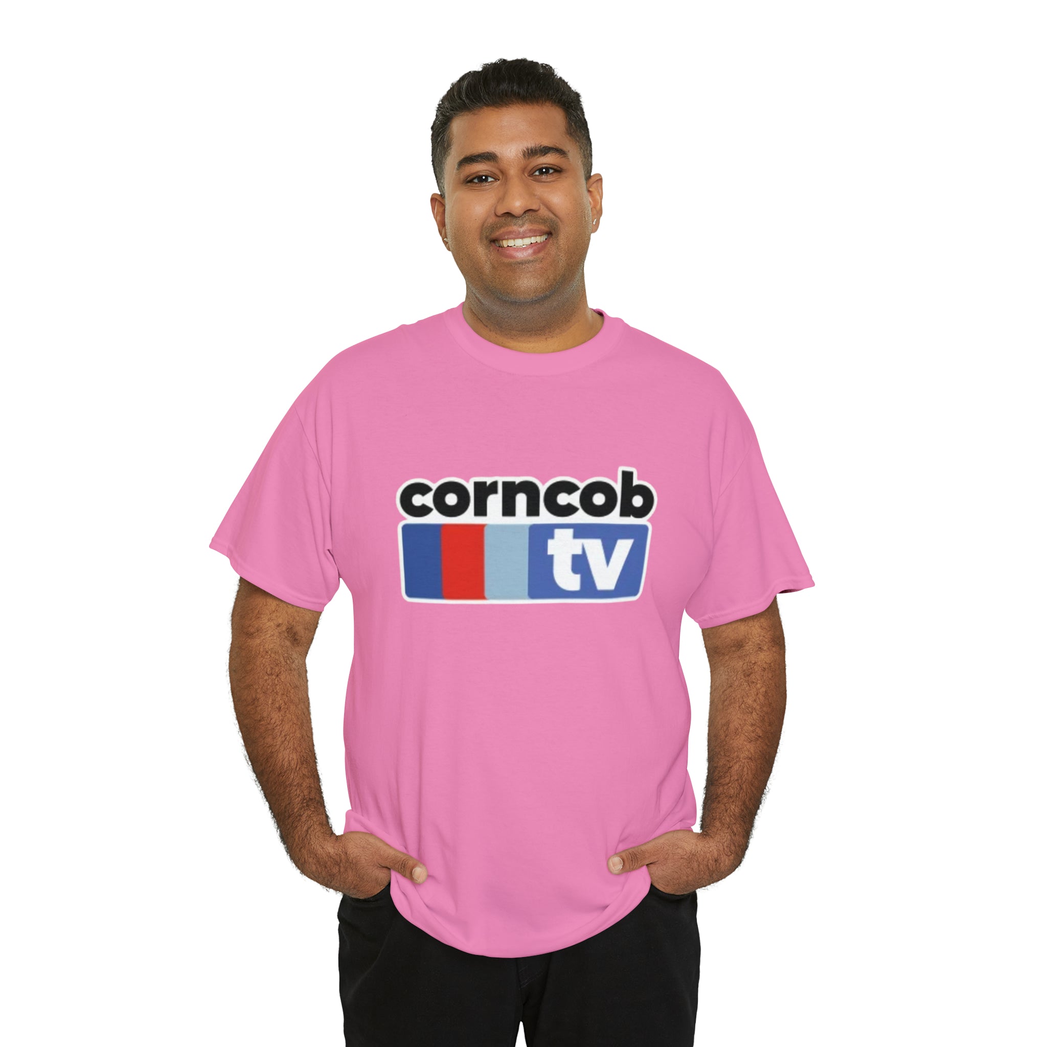 Corncob Tv- Unisex Heavy Cotton T-Shirt - Creations by Chris and Carlos
