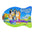 Bluey Pet Feeding Mat — Custom Name Holiday Bone Placemat