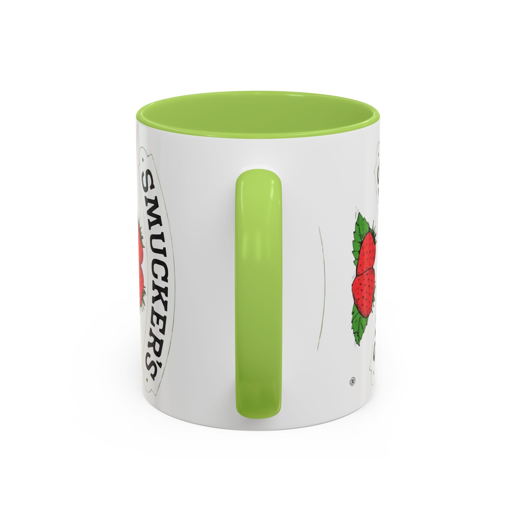 Smucker’s Strawberry Logo Accent Coffee Mug (11/15oz) - Creations by Chris and Carlos