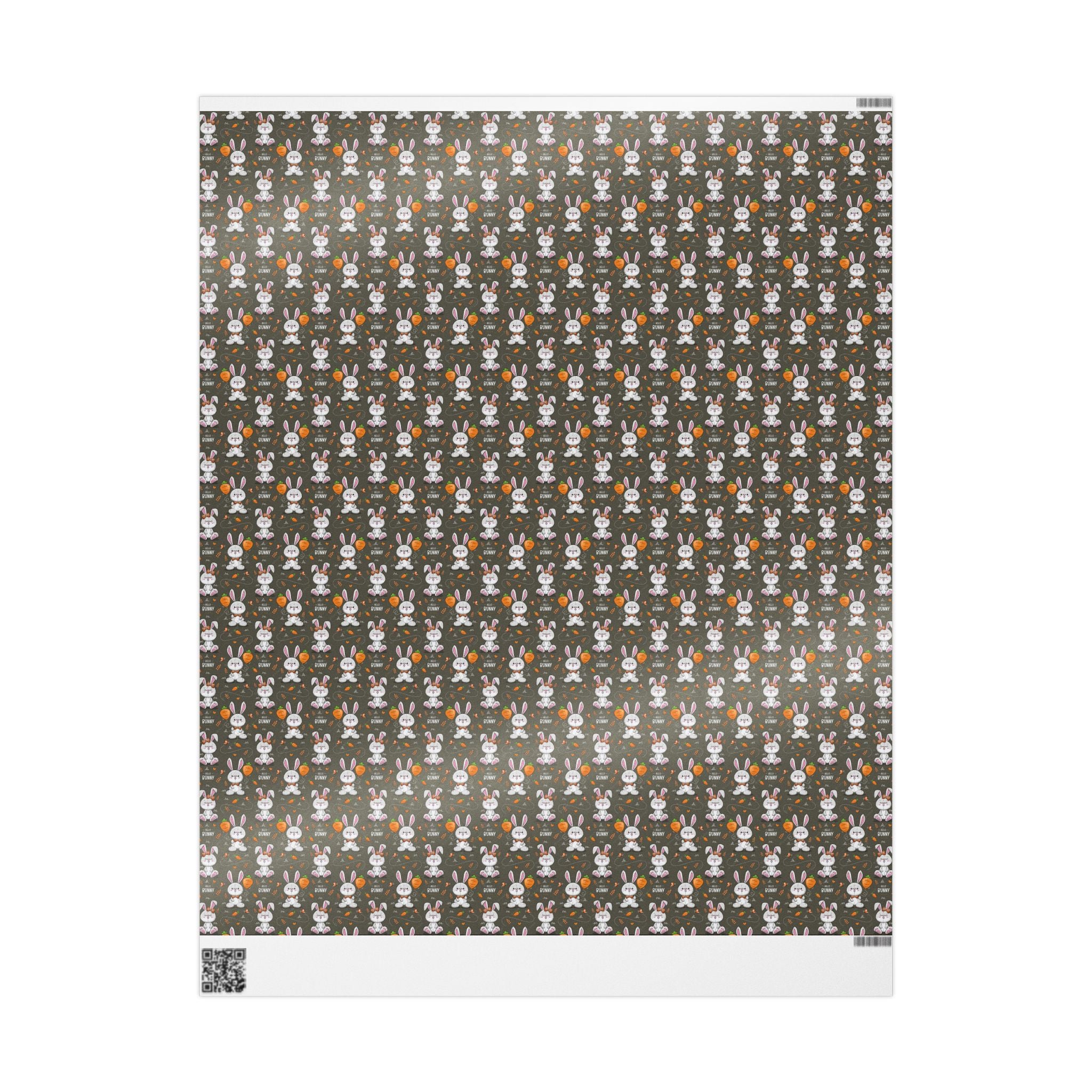 Bunny Pattern Wrapping Paper Roll — Cute Easter Gift Wrap - Creations by Chris and Carlos