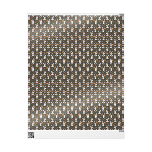Bunny Pattern Wrapping Paper Roll — Cute Easter Gift Wrap - Creations by Chris and Carlos