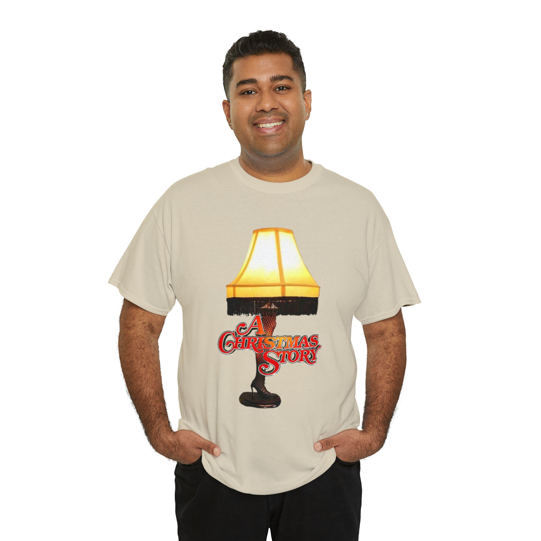 A Christmas Story- Leg Lamp Unisex Heavy Cotton T-Shirt - Creations by Chris and Carlos