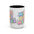 Mind Over Matter Accent Coffee Mug – Pastel Motivational Ceramic Mug (11/15oz)