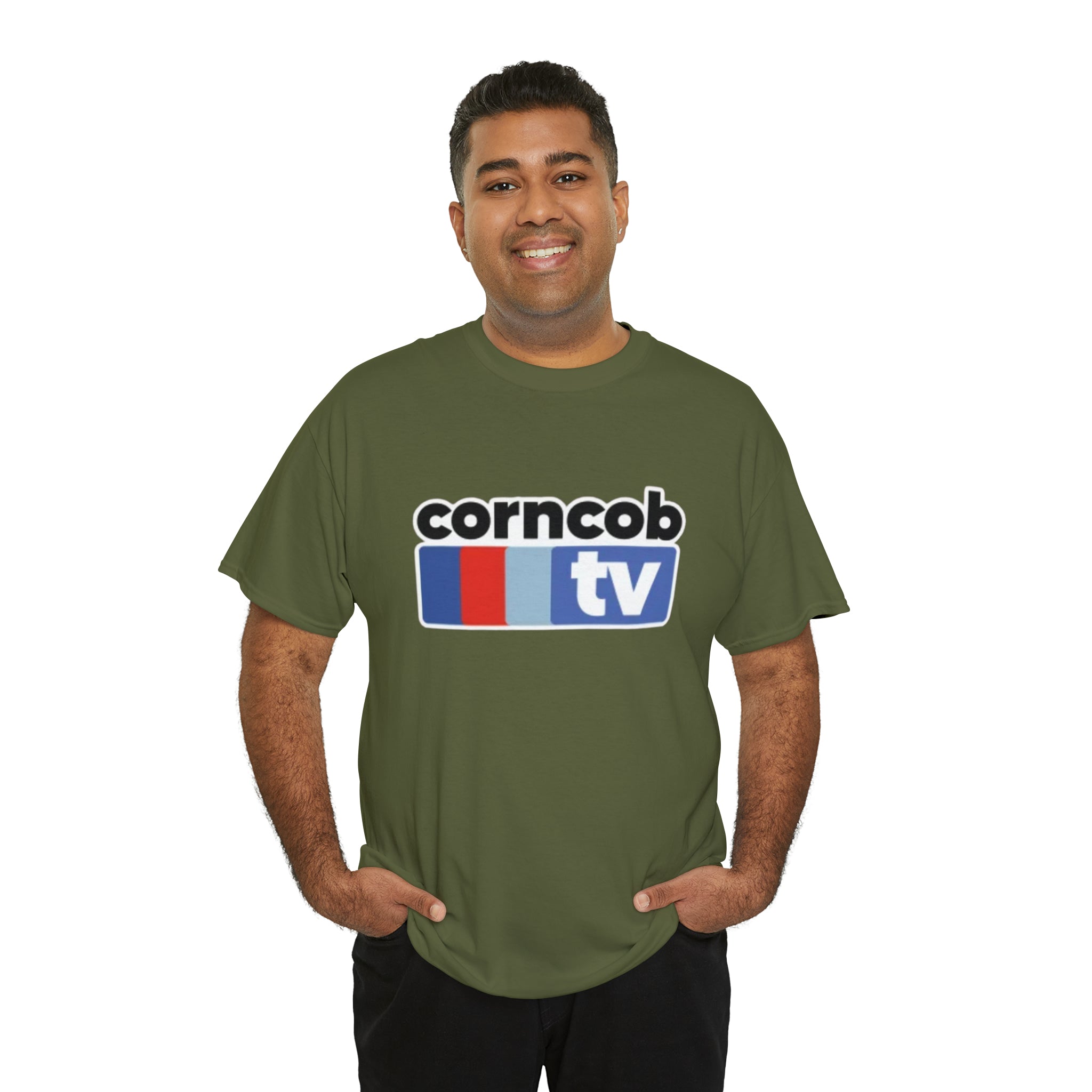 Corncob Tv- Unisex Heavy Cotton T-Shirt - Creations by Chris and Carlos