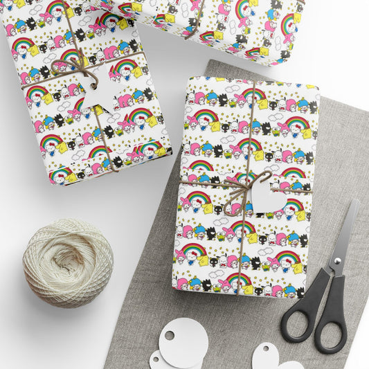Unicorn & Rainbow Kids Wrapping Paper Roll — Cute Cartoon Gift Wrap for Birthdays & Baby Showers - Creations by Chris and Carlos