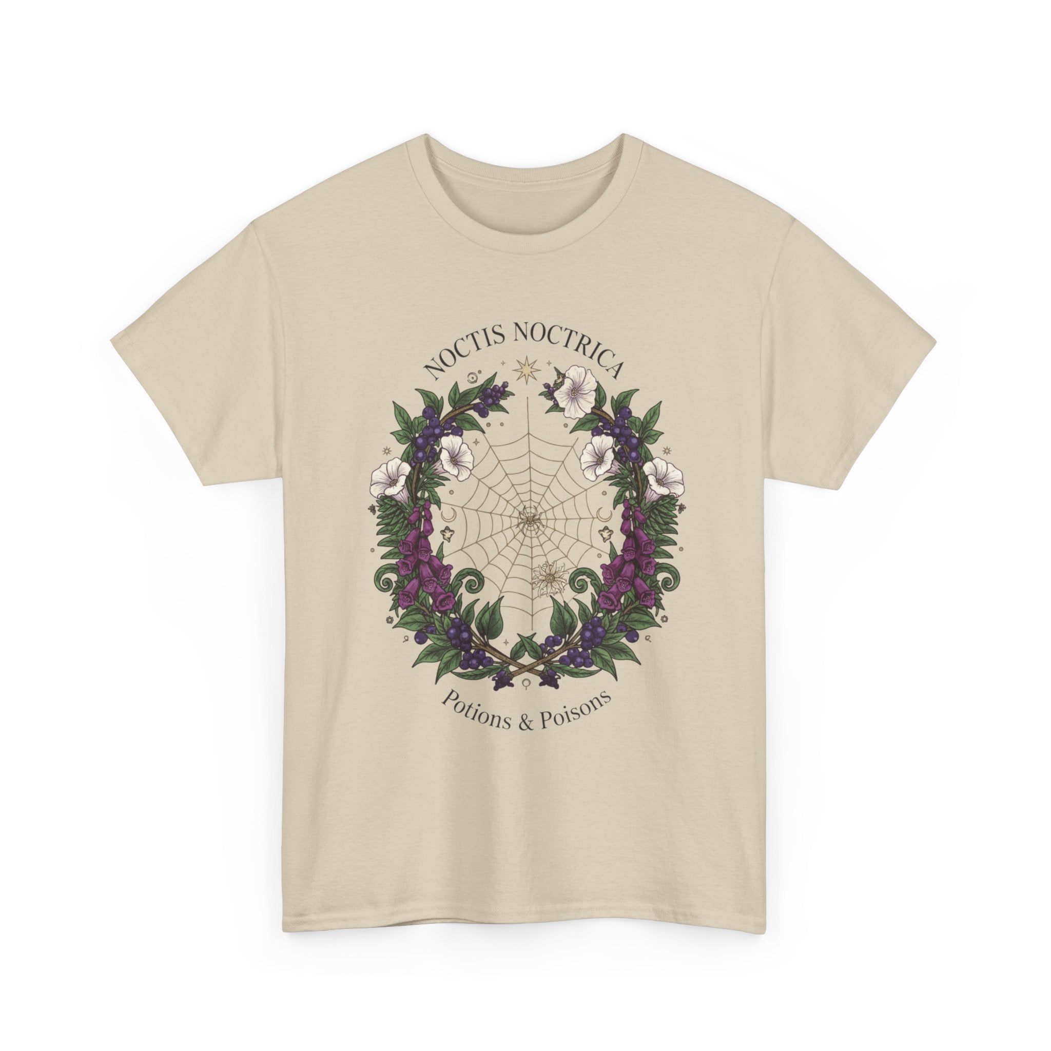 Floral Dreamcatcher Tee — "Noctis Noctraq" Protection & Purification T-Shirt - Creations by Chris and Carlos