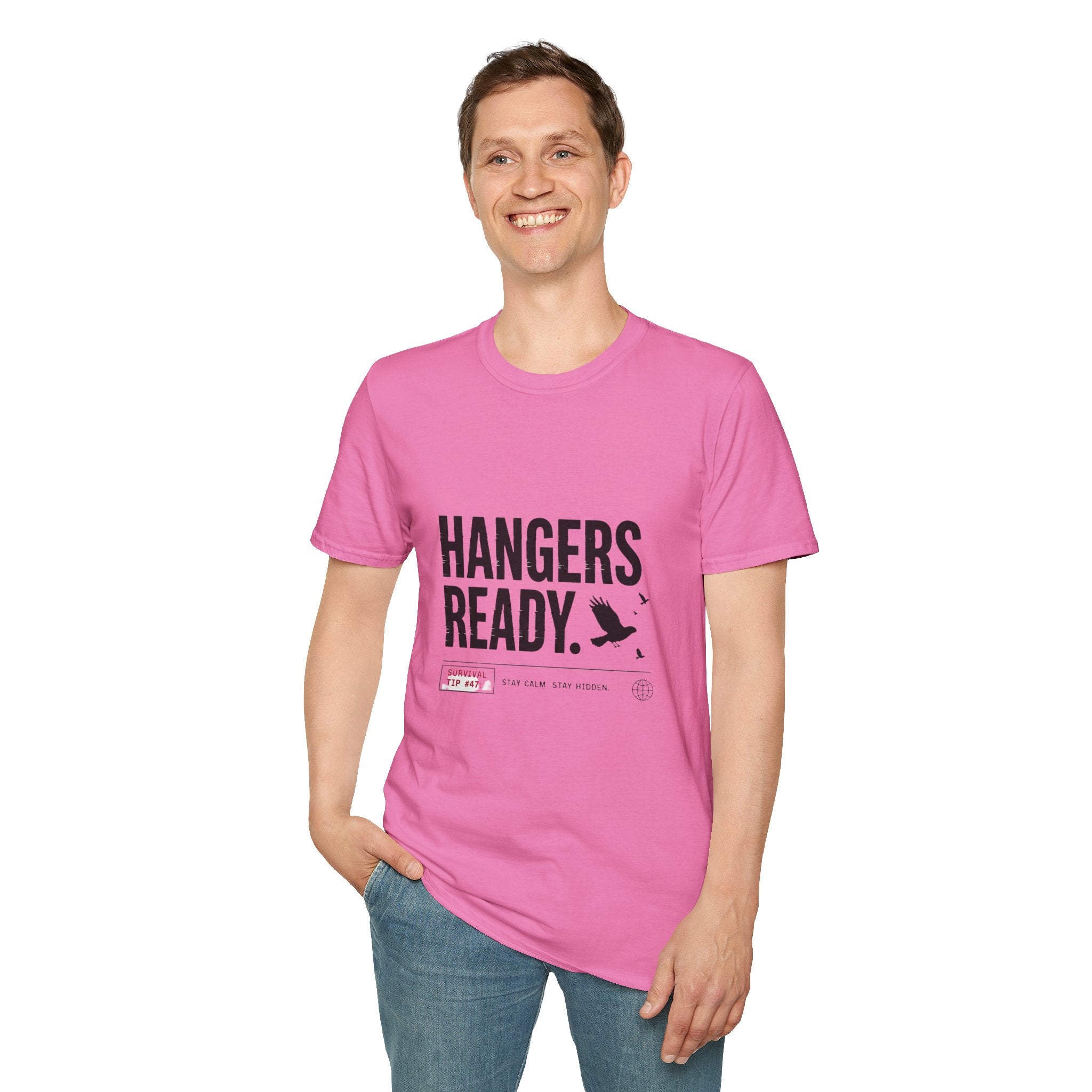 Hangers Ready T-Shirt – Casual Graphic Tee for Birdwatchers & Outdoor Fans - Creations by Chris and Carlos