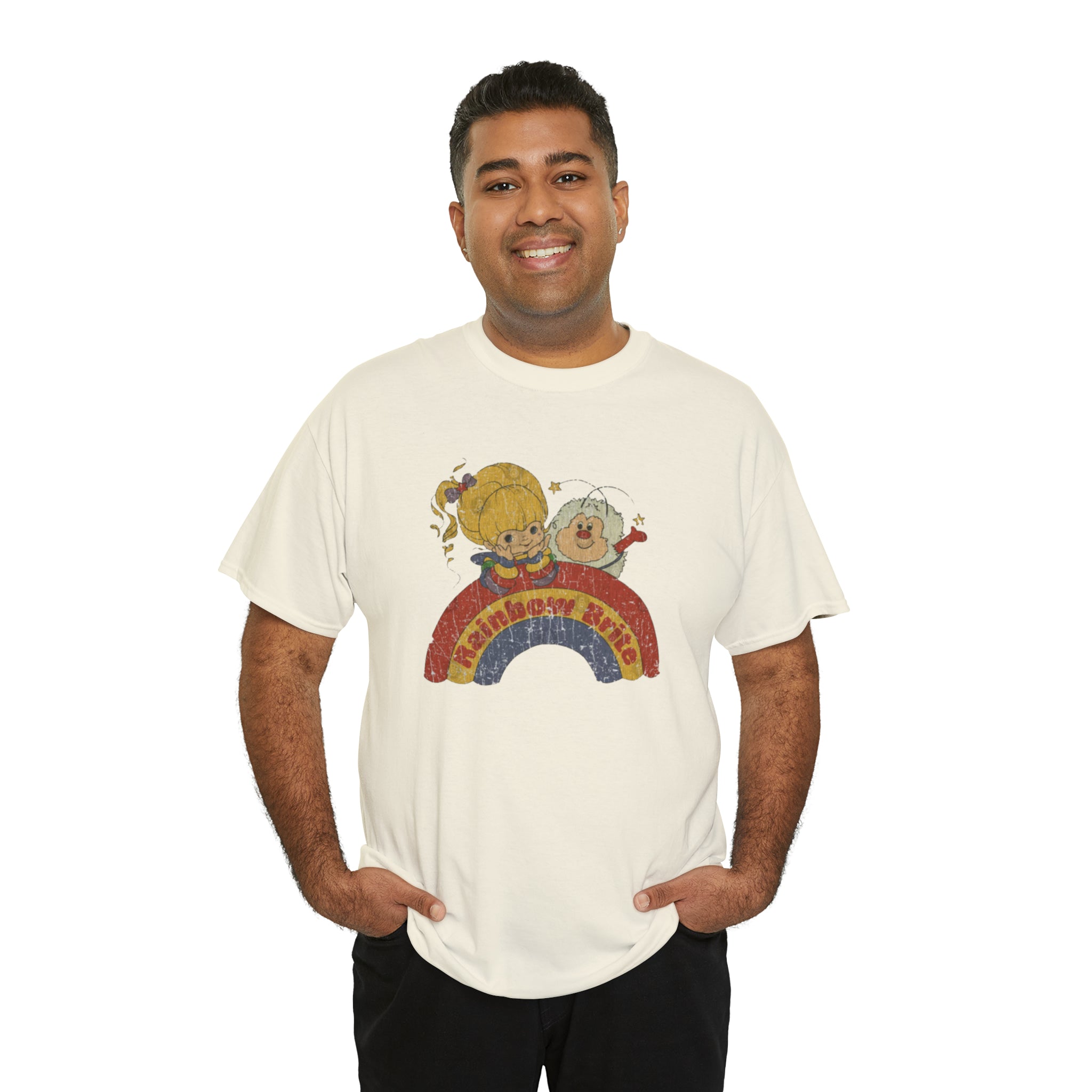 Rainbow Bright- Unisex Heavy Cotton T-Shirt - Creations by Chris and Carlos