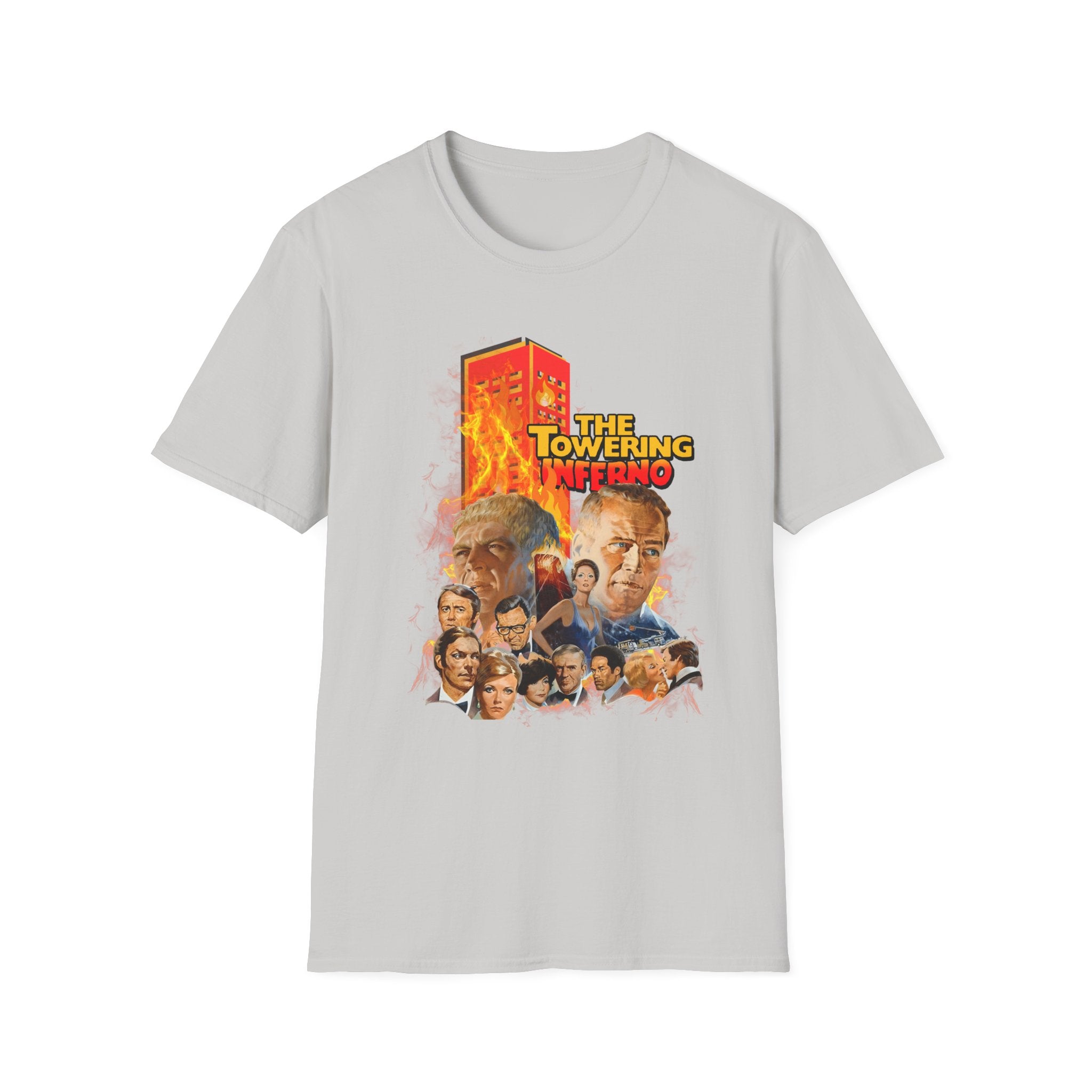 T-Shirt - The Towering Inferno Vintage Movie Poster Tee - Creations by Chris and Carlos