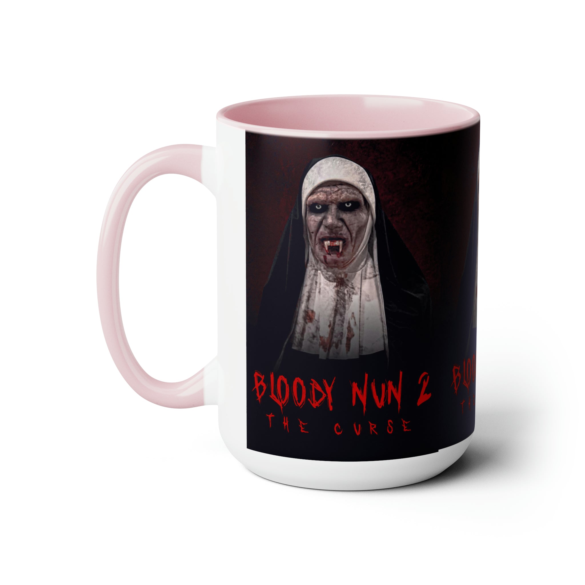 The Nun 2- Two-Tone Coffee Mugs, 15oz - Creations by Chris and Carlos