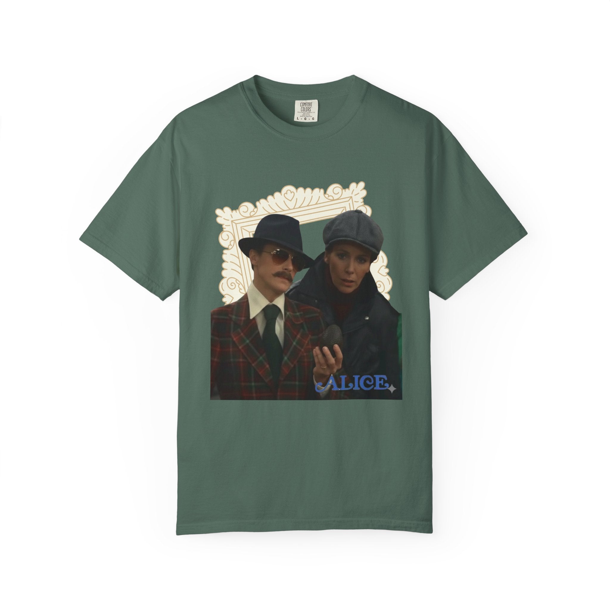 Alice Tv Show- Sam Buttler & Team Vintage Detective Portrait T-Shirt — 'Alice' Graphic Tee - Creations by Chris and Carlos