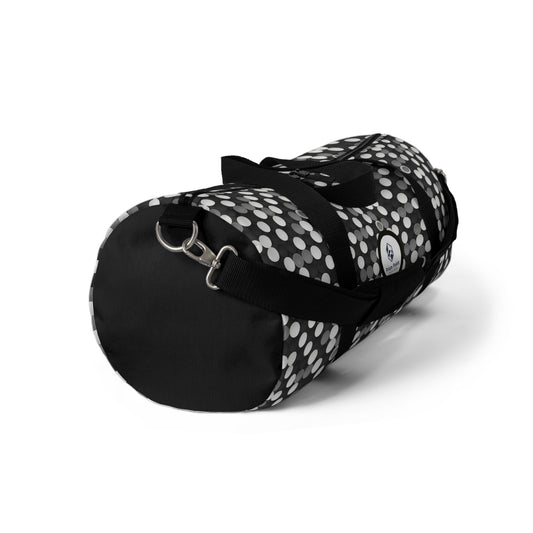 Prism Point Athletic Collection Monochrome Bokeh Duffel Bag — Stylish Travel & Gym Weekender - Creations by Chris and Carlos