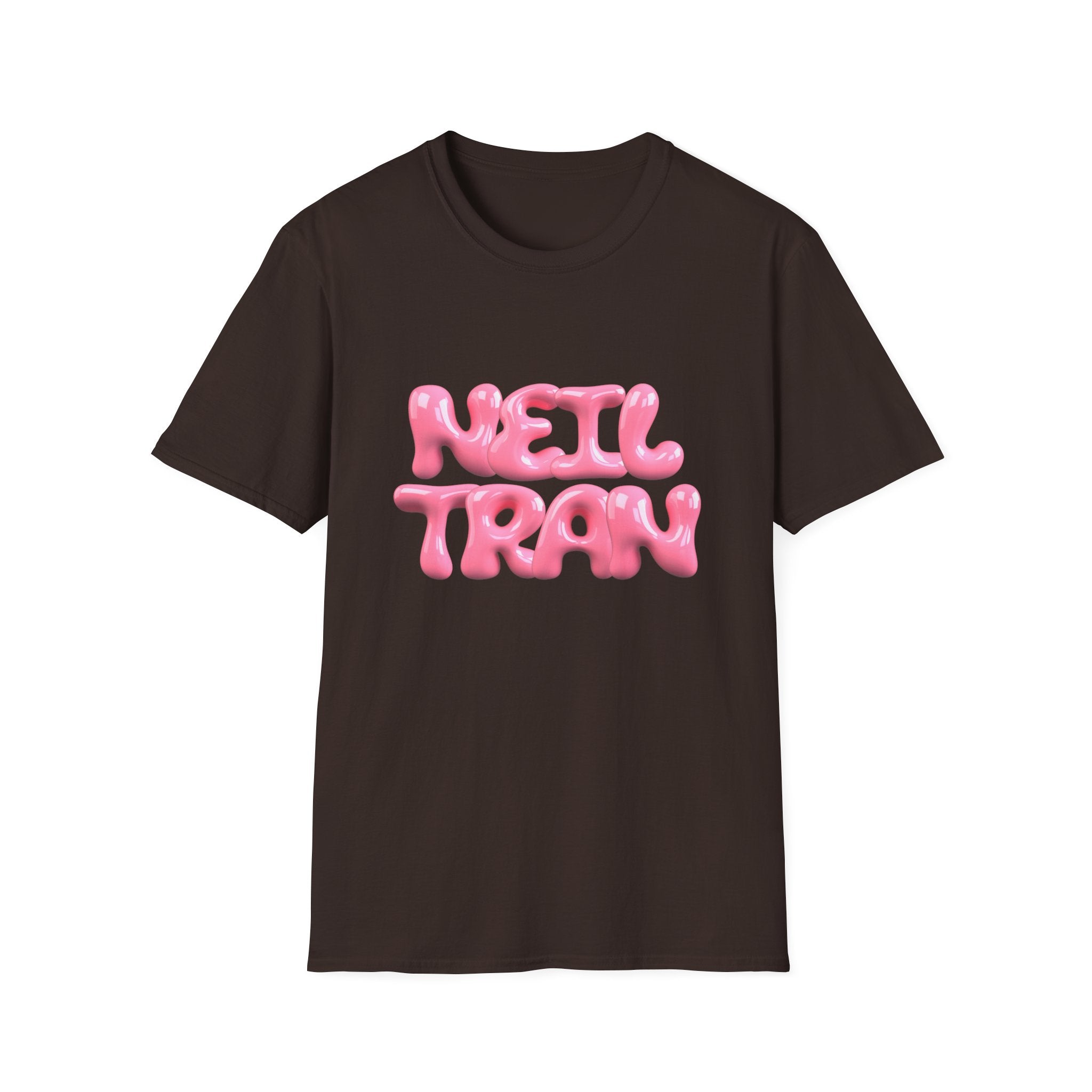 Neil Tran Pink Balloon Text T-Shirt - Creations by Chris and Carlos