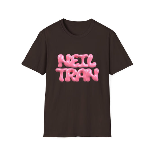 Neil Tran Pink Balloon Text T-Shirt - Creations by Chris and Carlos