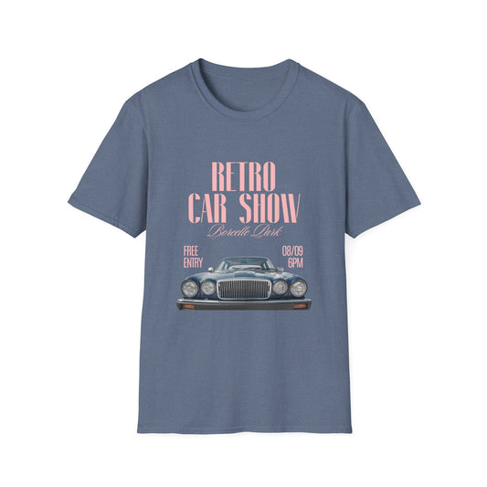Retro Car Show T-Shirt — Vintage Classic Car Event Tee - Creations by Chris and Carlos