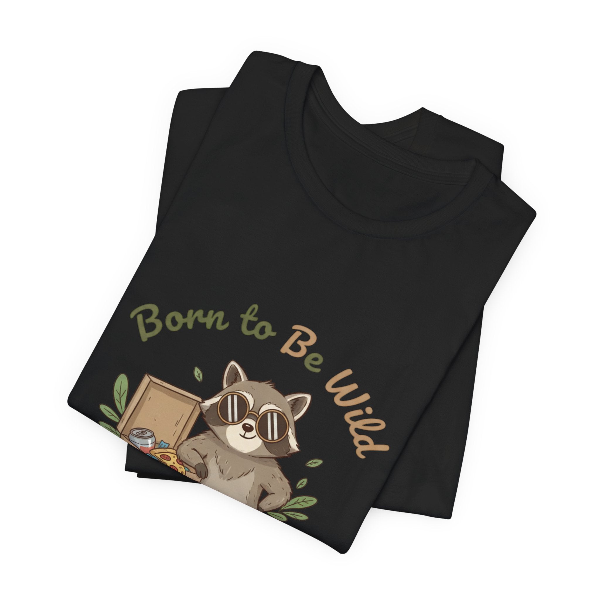 Trash Panda Raccoon Doodle Tee | goofy critter, possum art - Creations by Chris and Carlos