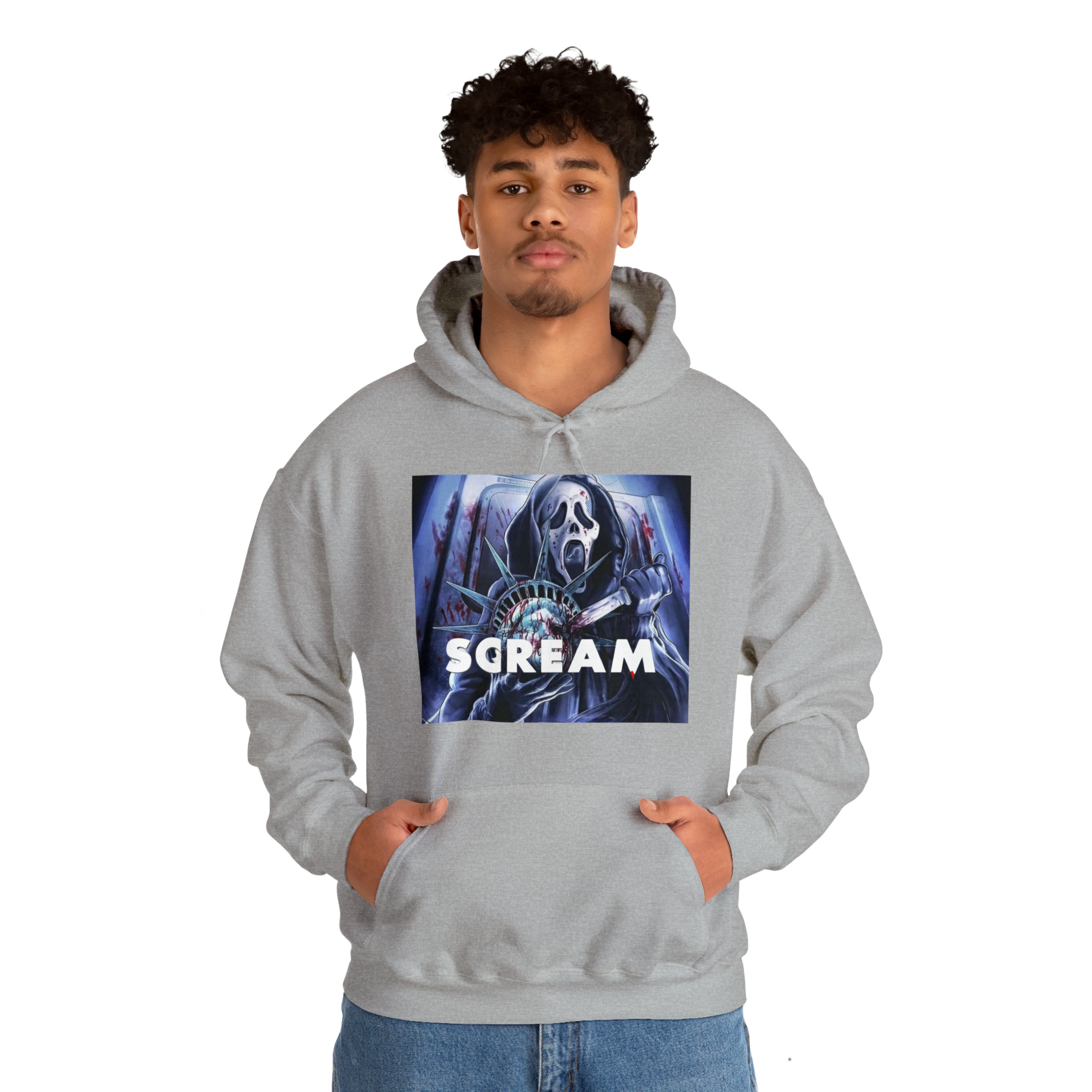Scream- Unisex Heavy Blend™ Hooded Sweatshirt - Creations by Chris and Carlos