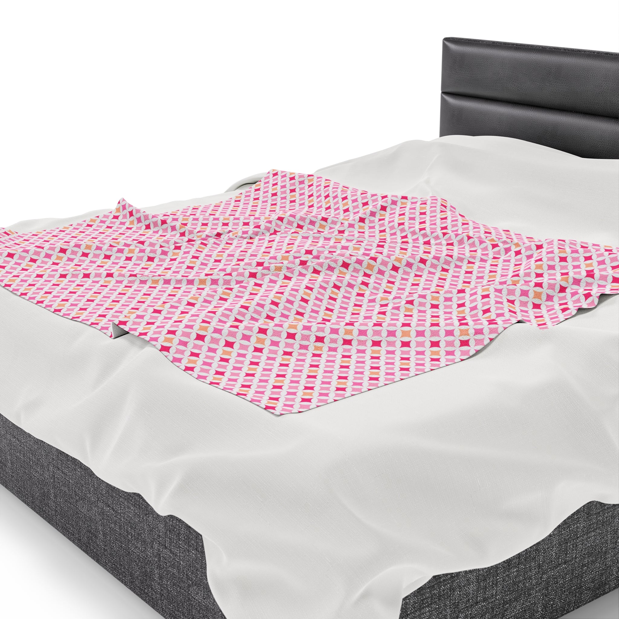 Barbie Pink- Velveteen Plush CuddleLux Bliss Blanket - Creations by Chris and Carlos