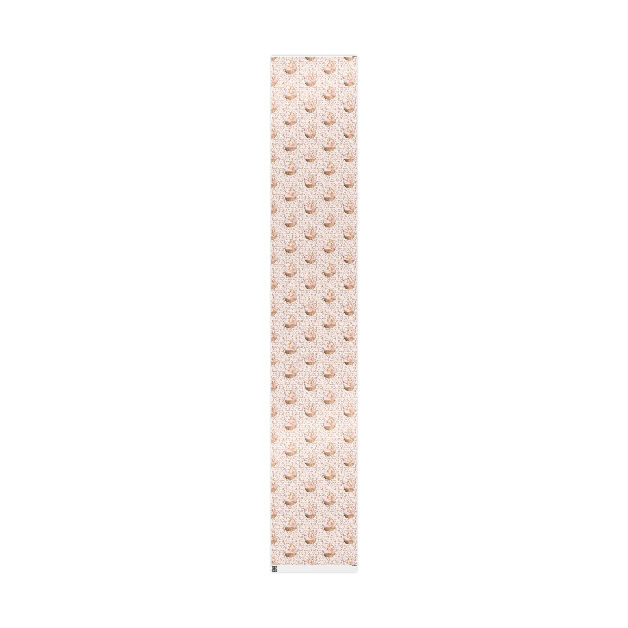 Easter Floral Bunny Wrapping Paper Roll — Cute Pastel Easter Gift Wrap - Creations by Chris and Carlos