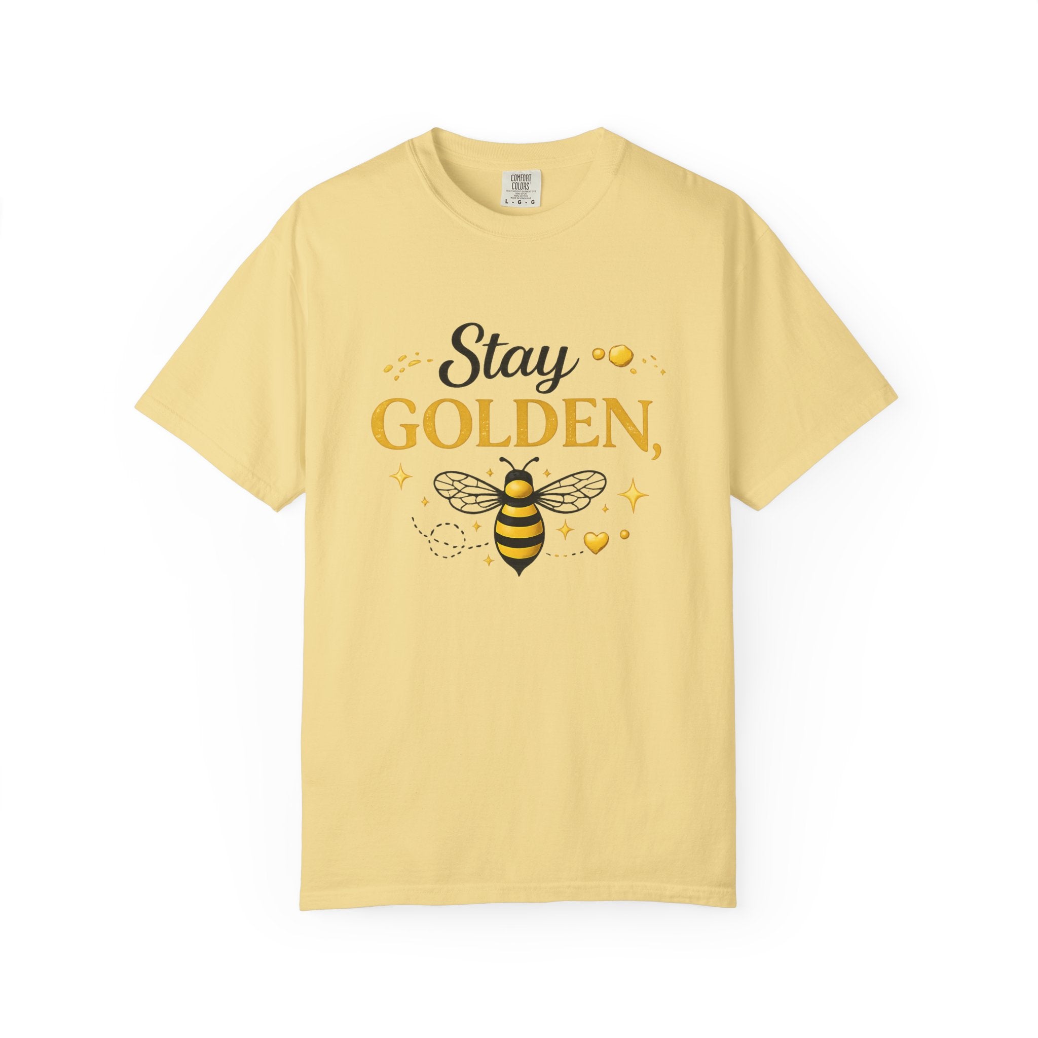 Stay Golden Bee T-Shirt — Inspirational Bee Graphic Tee - Creations by Chris and Carlos
