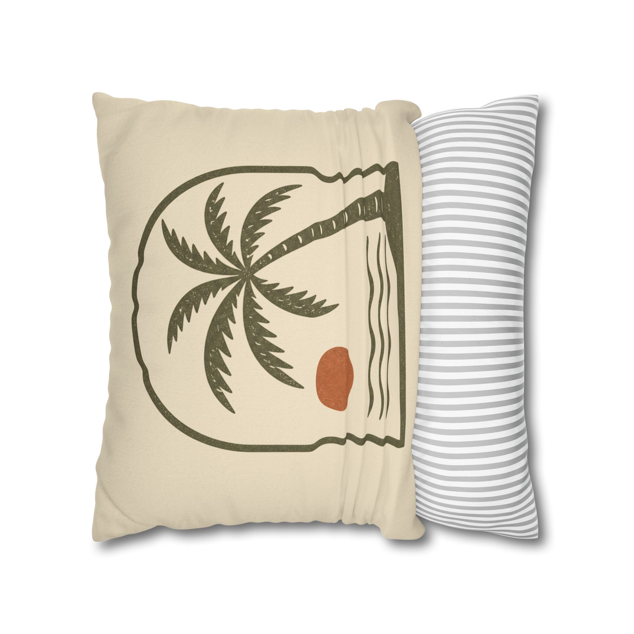 Retro Palm Tree Sunset Pillowcase - Creations by Chris and Carlos