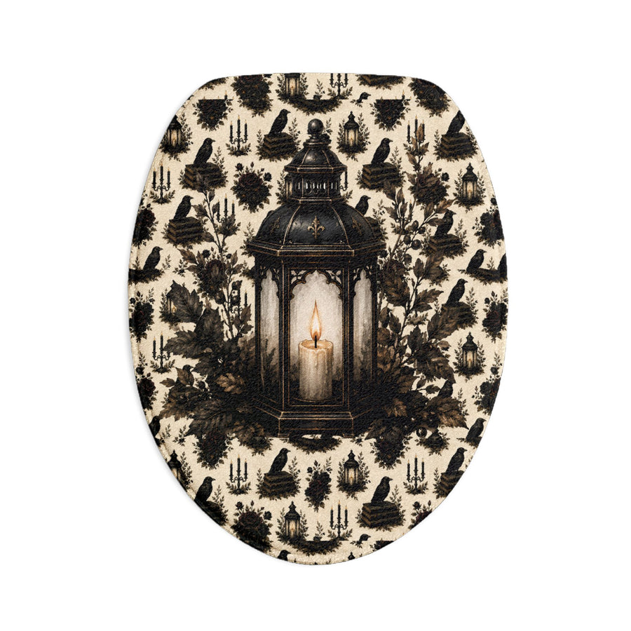 Gothic Candle Lantern Bath Mat Set – Old Soul Halloween Hollow™ | Black Lantern Society