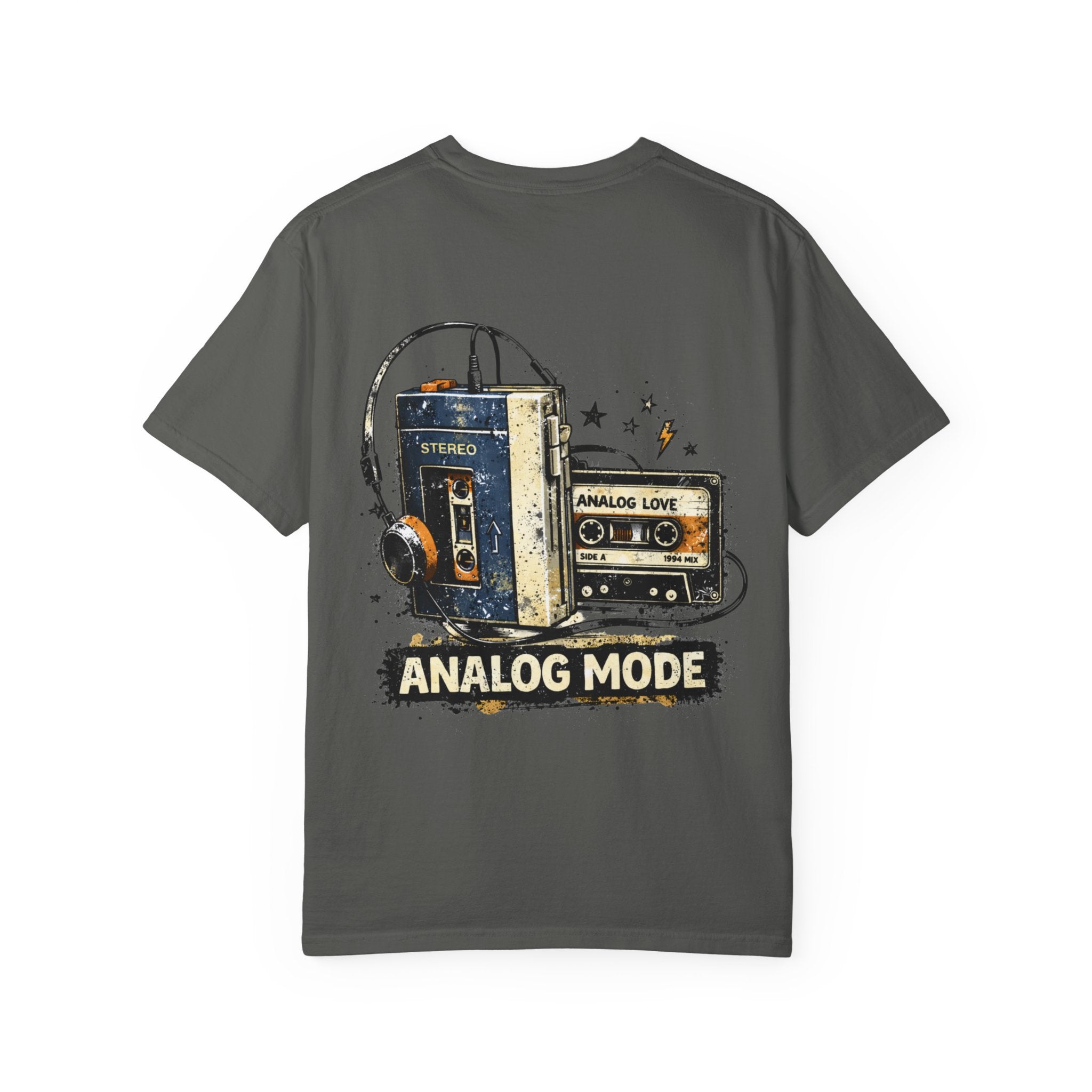 Analog Cassette T-Shirt — "Side B Soul" Vintage Tape Music Tee - Creations by Chris and Carlos