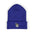 Smiling Snowman Embroidered Cuffed Beanie — Cozy Winter Knit Hat
