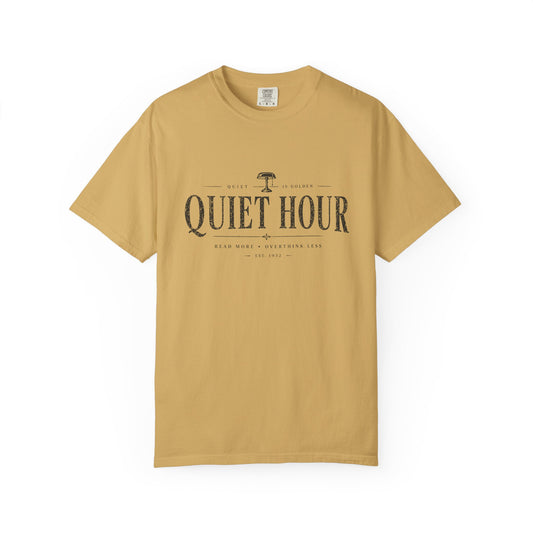 Quiet Hour T-Shirt — Vintage Relaxation Tee - Creations by Chris and Carlos