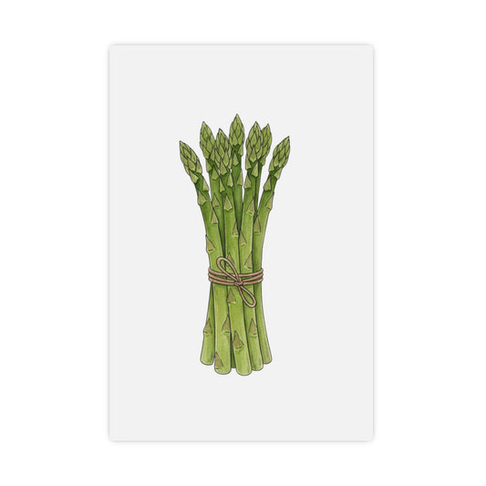 Asparagus Botanical Poster — Minimal Kitchen Wall Art (Vertical & Horizontal) - Creations by Chris and Carlos