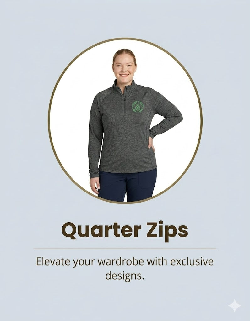 Quarter Zip Hoodies