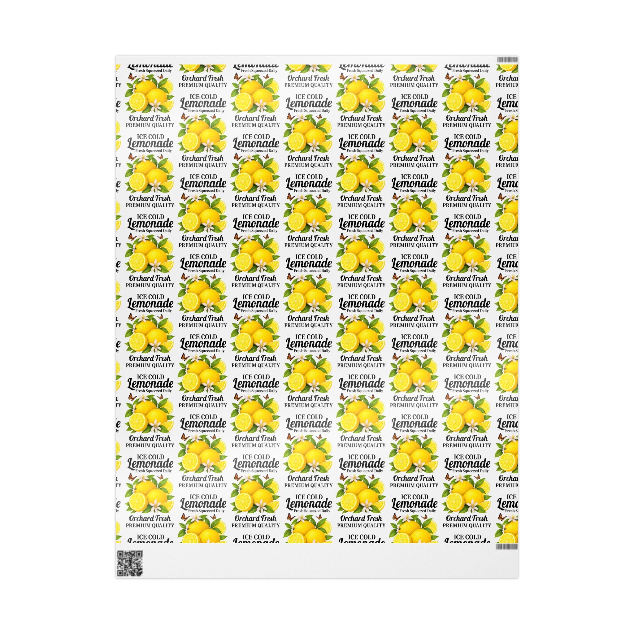Lemonade Gift Wrap — Citrus Lemon Wrapping Paper Roll - Creations by Chris and Carlos