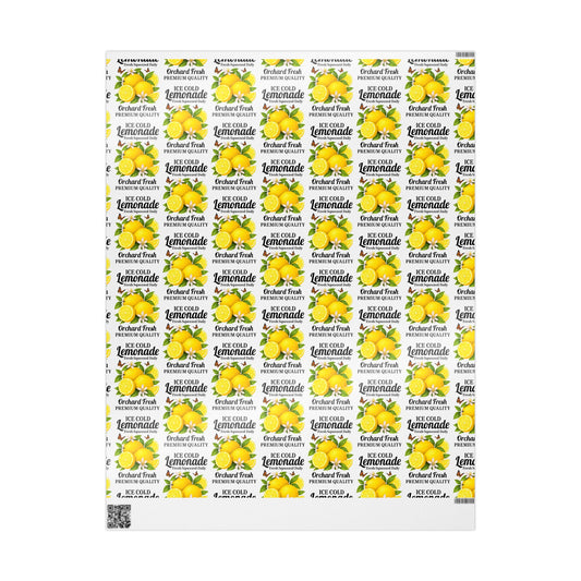 Lemonade Gift Wrap — Citrus Lemon Wrapping Paper Roll - Creations by Chris and Carlos