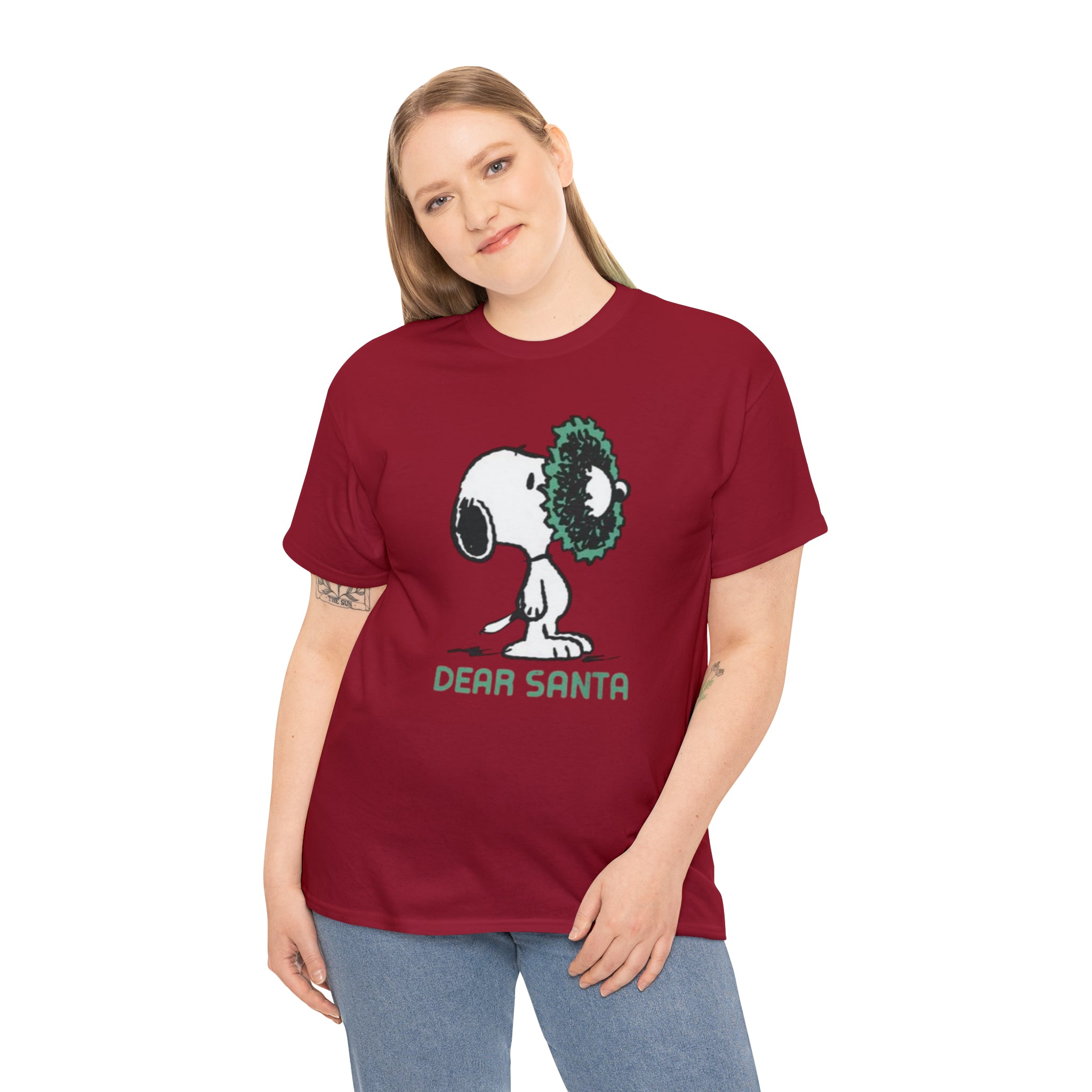 Snoopy- Unisex Heavy Cotton T-Shirt - Creations by Chris and Carlos