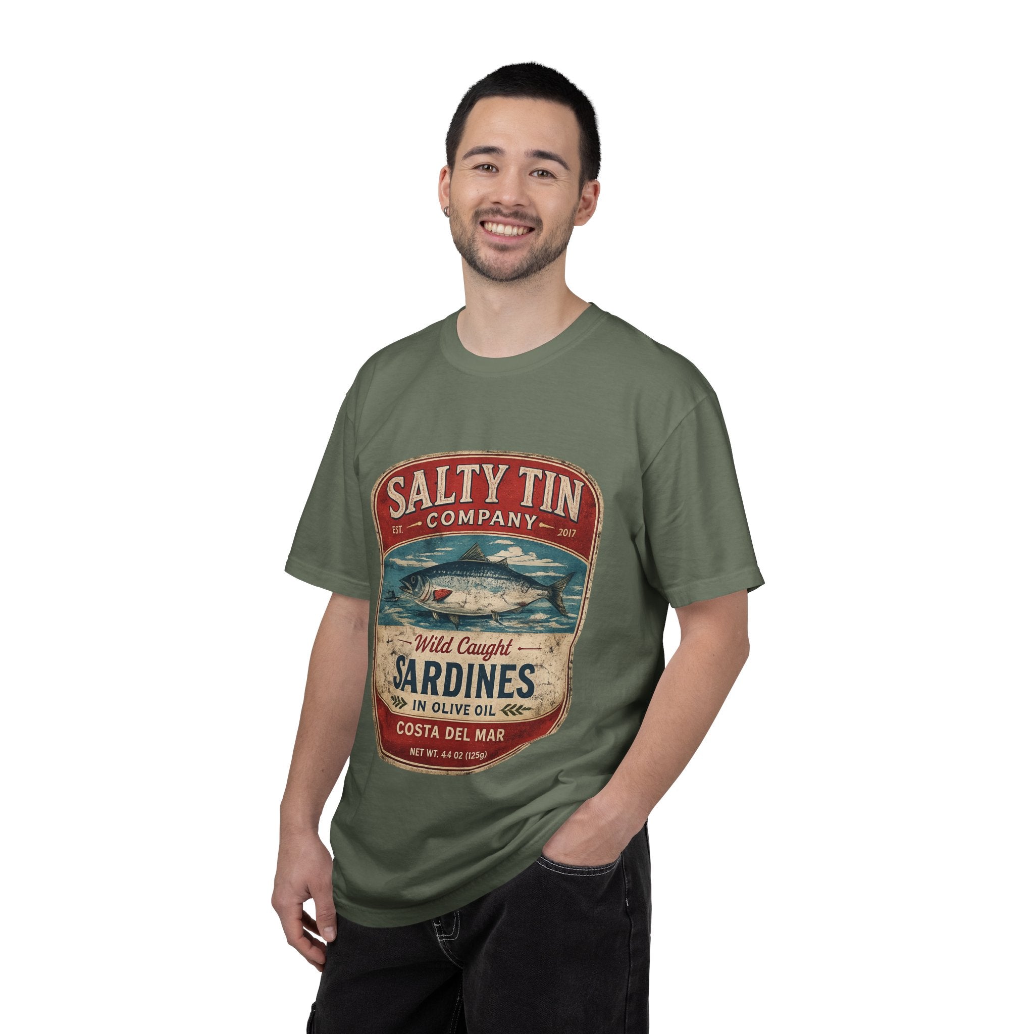 Vintage 'Salty Tin Company' Sardines T-Shirt - Creations by Chris and Carlos