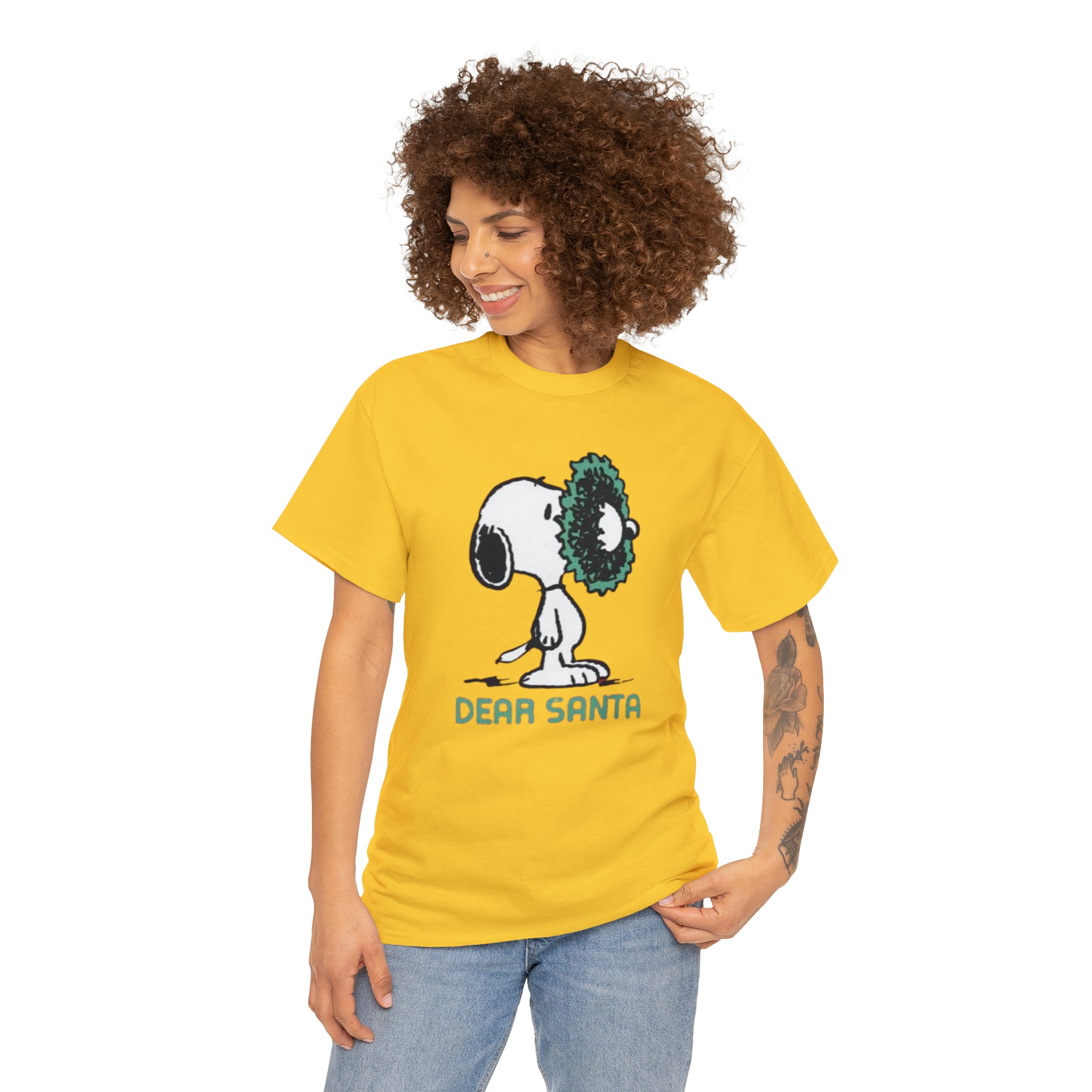 Snoopy- Unisex Heavy Cotton T-Shirt - Creations by Chris and Carlos