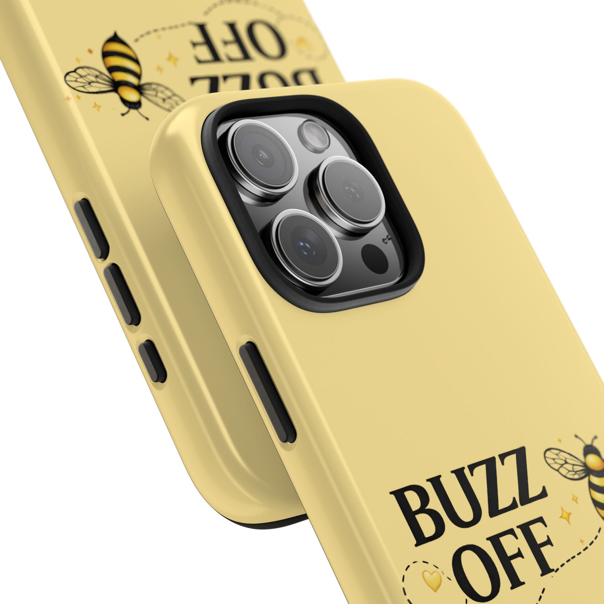 Buzz Off Bee Happy Always Phone Case - Creations by Chris and Carlos