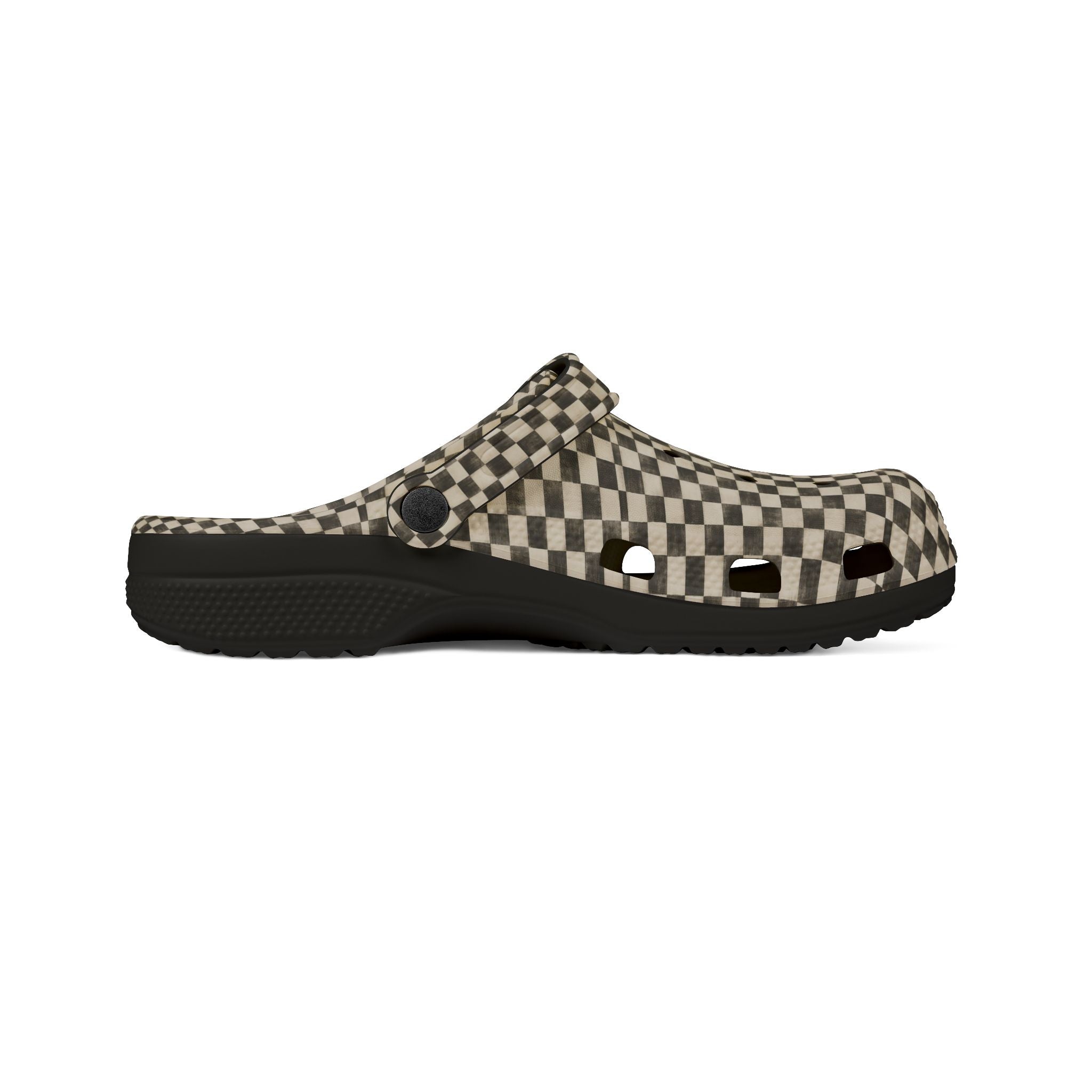Checkered EVA Clogs — Lightweight Foam Slip-On Shoes - Creations by Chris and Carlos