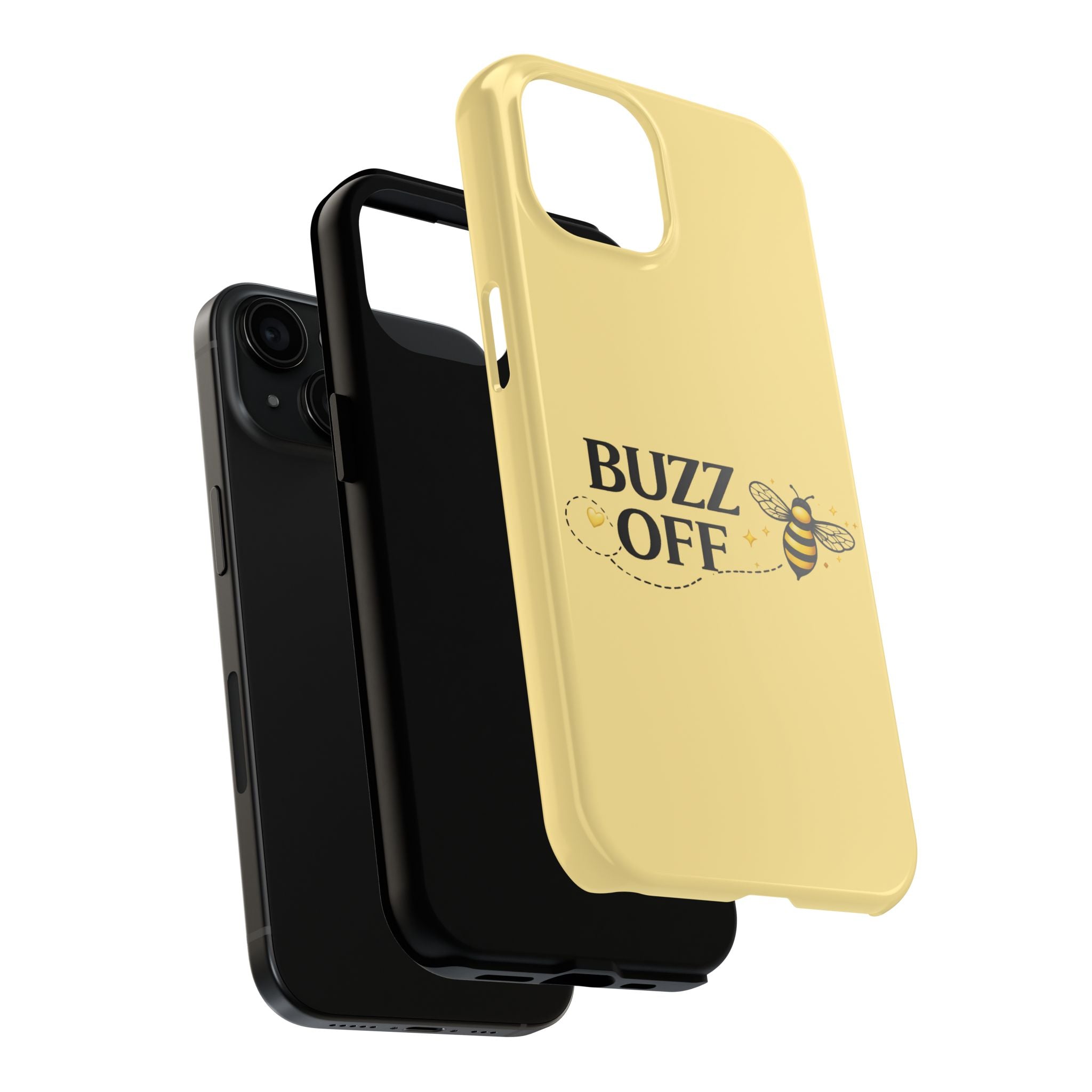 Buzz Off Bee Happy Always Phone Case - Creations by Chris and Carlos