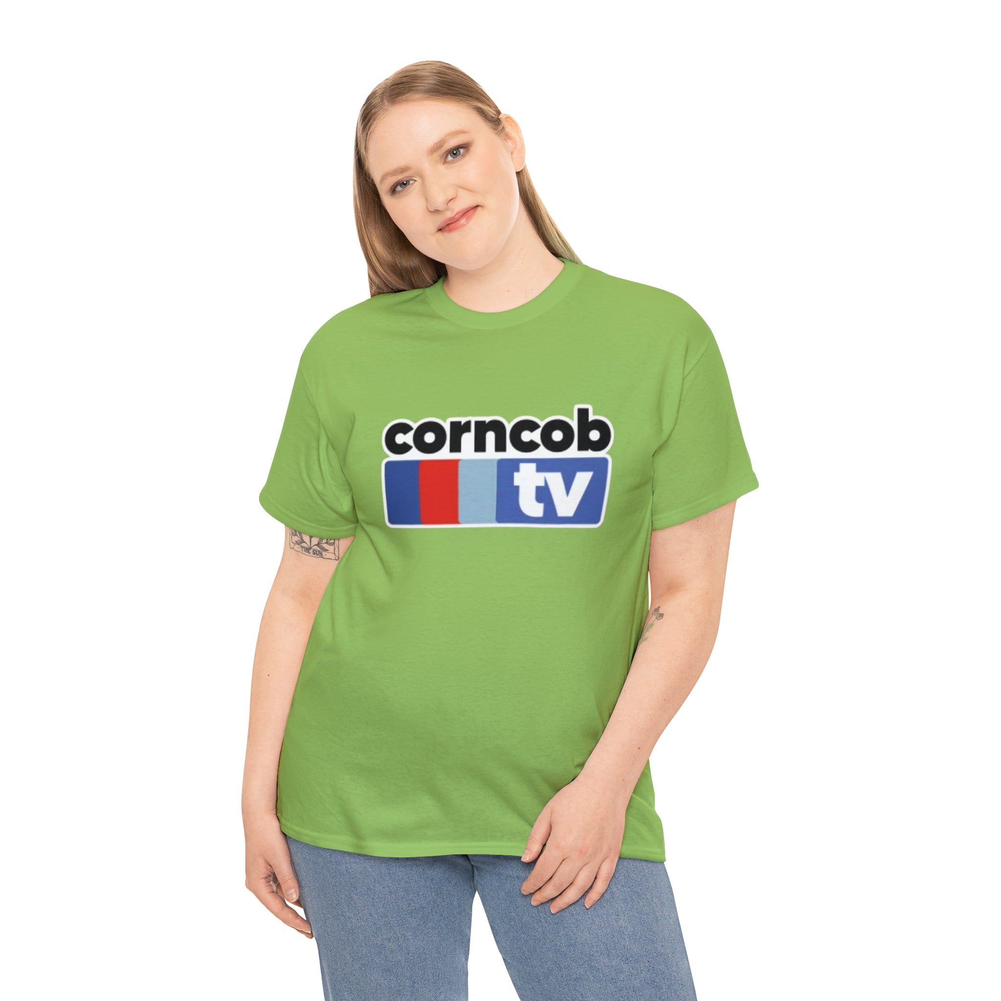 Corncob Tv- Unisex Heavy Cotton T-Shirt - Creations by Chris and Carlos